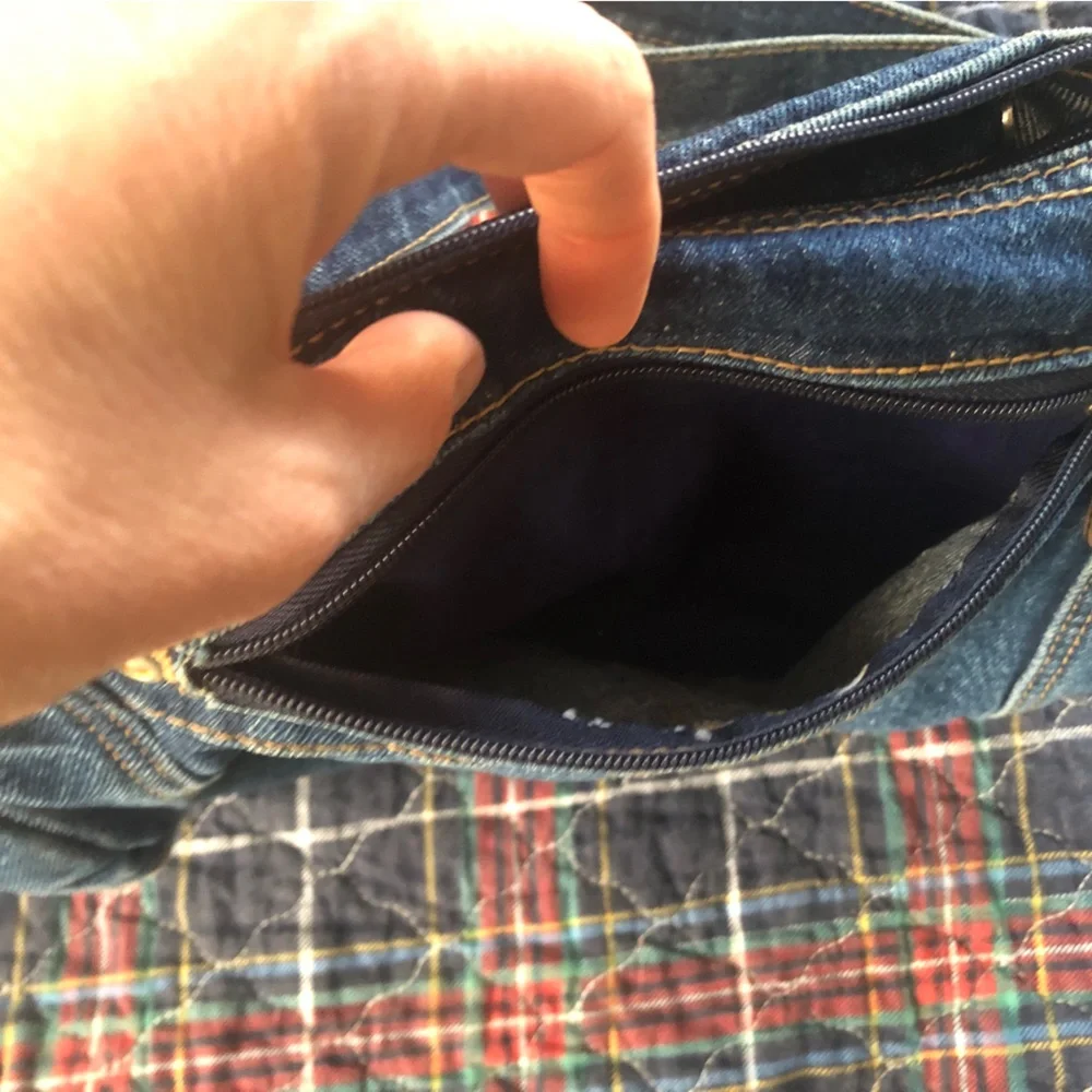 Denim Crossbody Bag